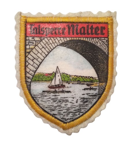 Ddr aufnäher talsperre - talsperre, malter