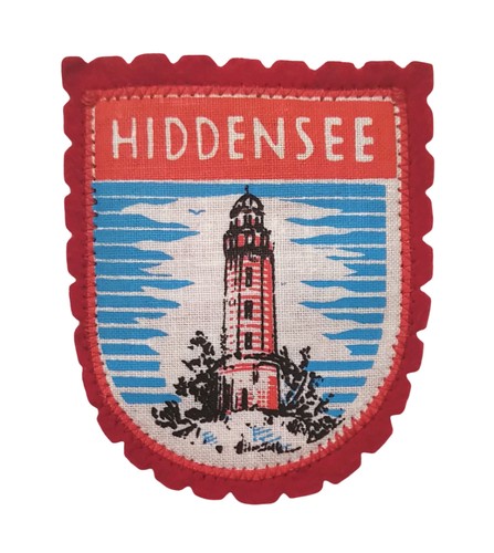 Ddr aufnäher hiddensee - aufnäher,