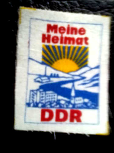 Aufnäher ddr meine heimat - meine,