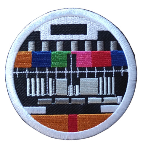 Aufnäher testbild bügelbild - aufnäher,