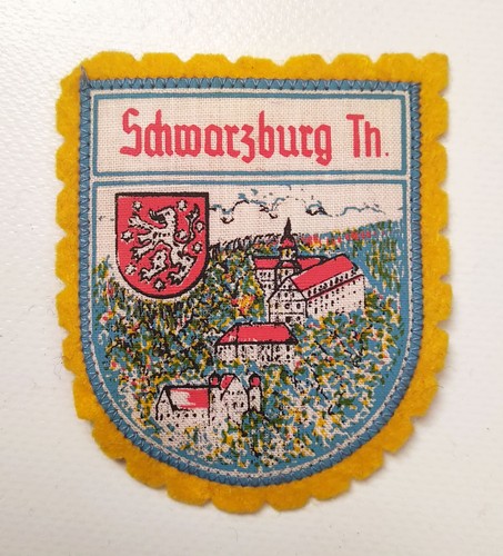 Ddr aufnäher schwarzburg - aufnäher,
