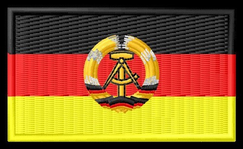 Flagge ddr flag - flagge, iron-on