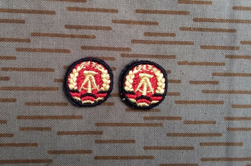 Ddr aufnäher staatsemblem - 2x,